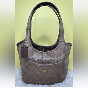Coach Ergo  Vintage Mahogany Leather Brown Hobo Bag